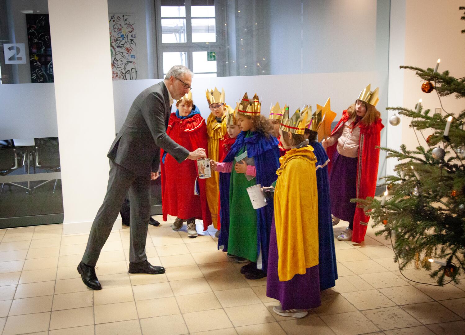 Besuch Der Sternsinger Im Rathaus | Mannheim.de